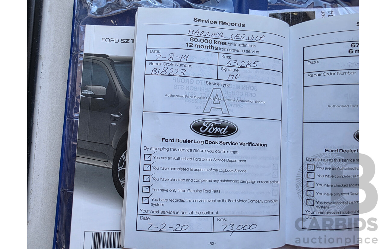 9/2014 Ford Territory TX (rwd) SZ 4d Wagon White 2.7L