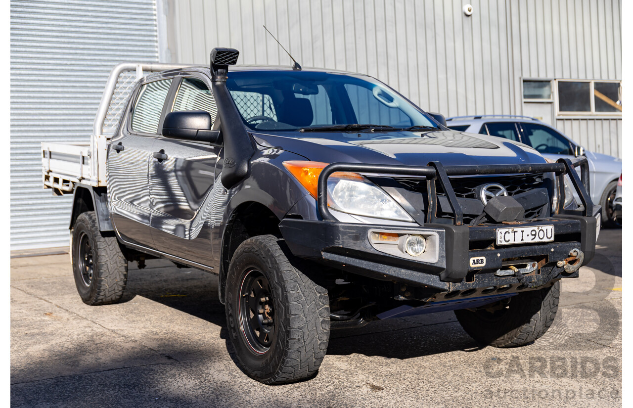 03/2014 Mazda Bt-50 XT (4x4) MY14 Dual Cab Utility Titanium Grey Metallic Turbo Diesel 3.2L
