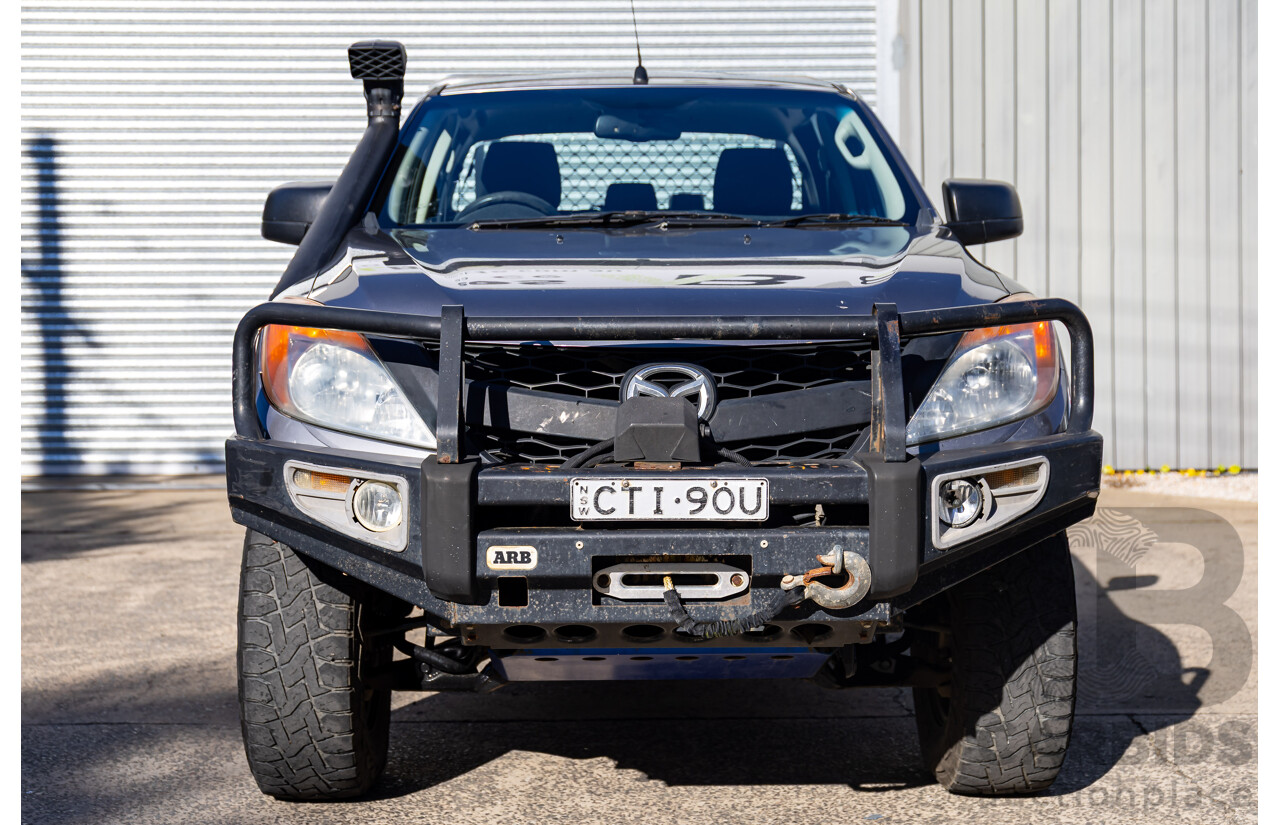 03/2014 Mazda Bt-50 XT (4x4) MY14 Dual Cab Utility Titanium Grey Metallic Turbo Diesel 3.2L