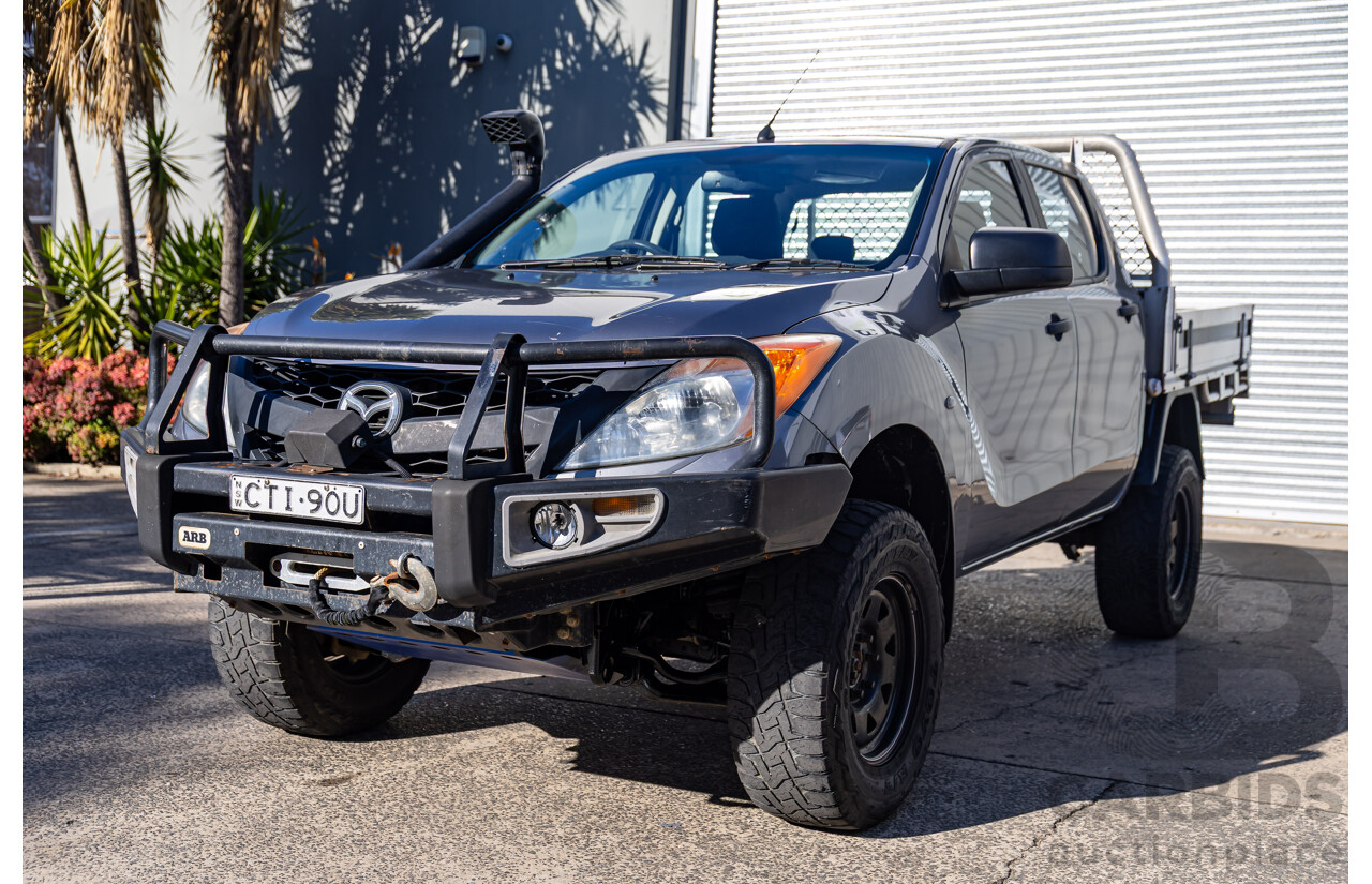 03/2014 Mazda Bt-50 XT (4x4) MY14 Dual Cab Utility Titanium Grey Metallic Turbo Diesel 3.2L