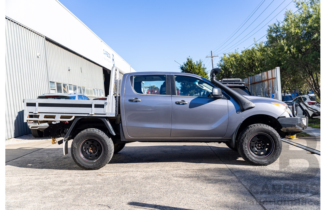 03/2014 Mazda Bt-50 XT (4x4) MY14 Dual Cab Utility Titanium Grey Metallic Turbo Diesel 3.2L