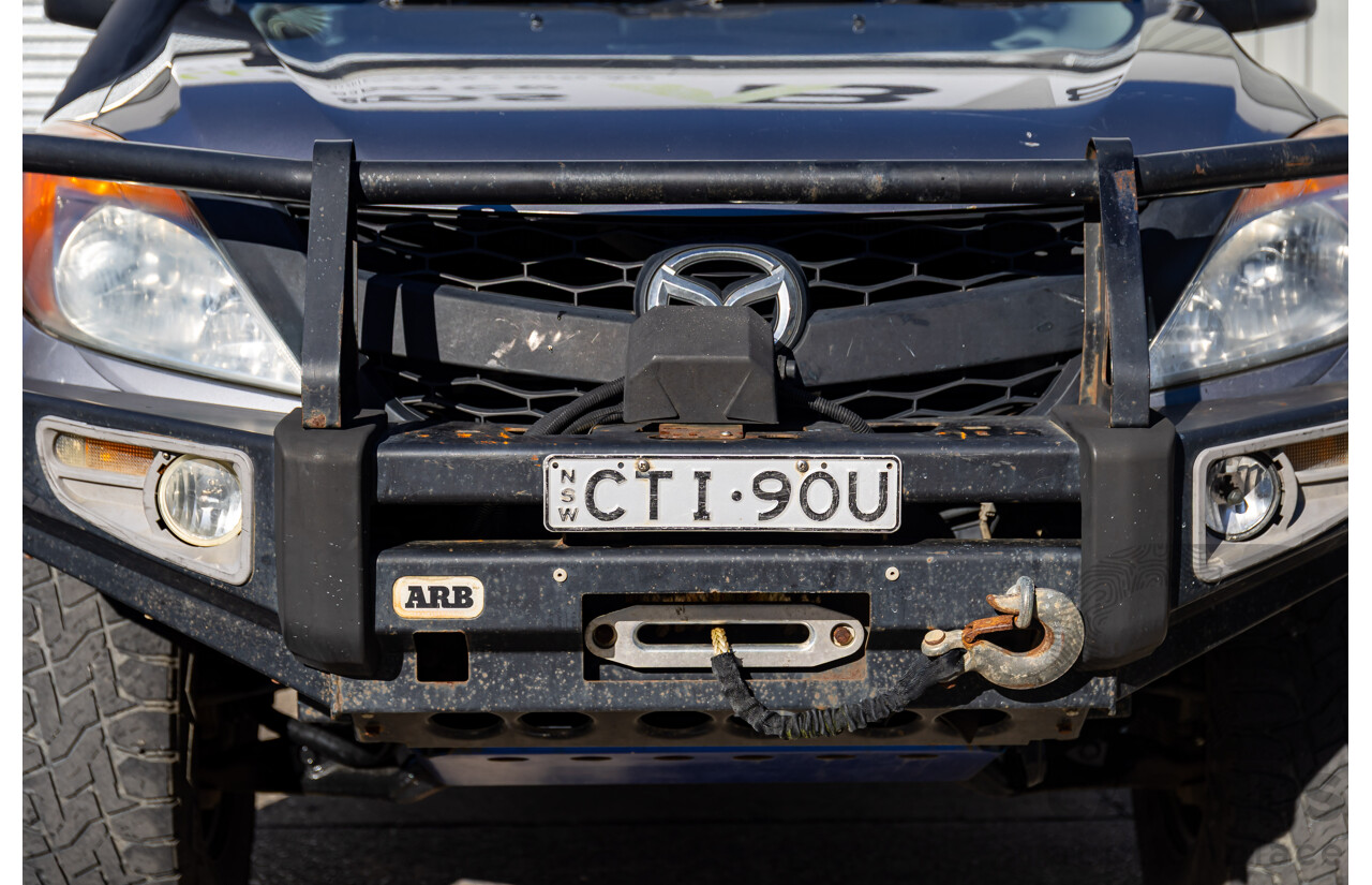 03/2014 Mazda Bt-50 XT (4x4) MY14 Dual Cab Utility Titanium Grey Metallic Turbo Diesel 3.2L