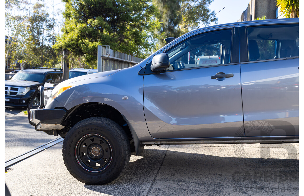 03/2014 Mazda Bt-50 XT (4x4) MY14 Dual Cab Utility Titanium Grey Metallic Turbo Diesel 3.2L