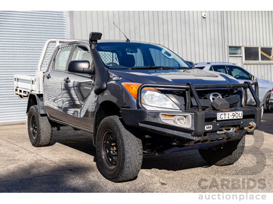 03/2014 Mazda Bt-50 XT (4x4) MY14 Dual Cab Utility Titanium Grey Metallic Turbo Diesel 3.2L