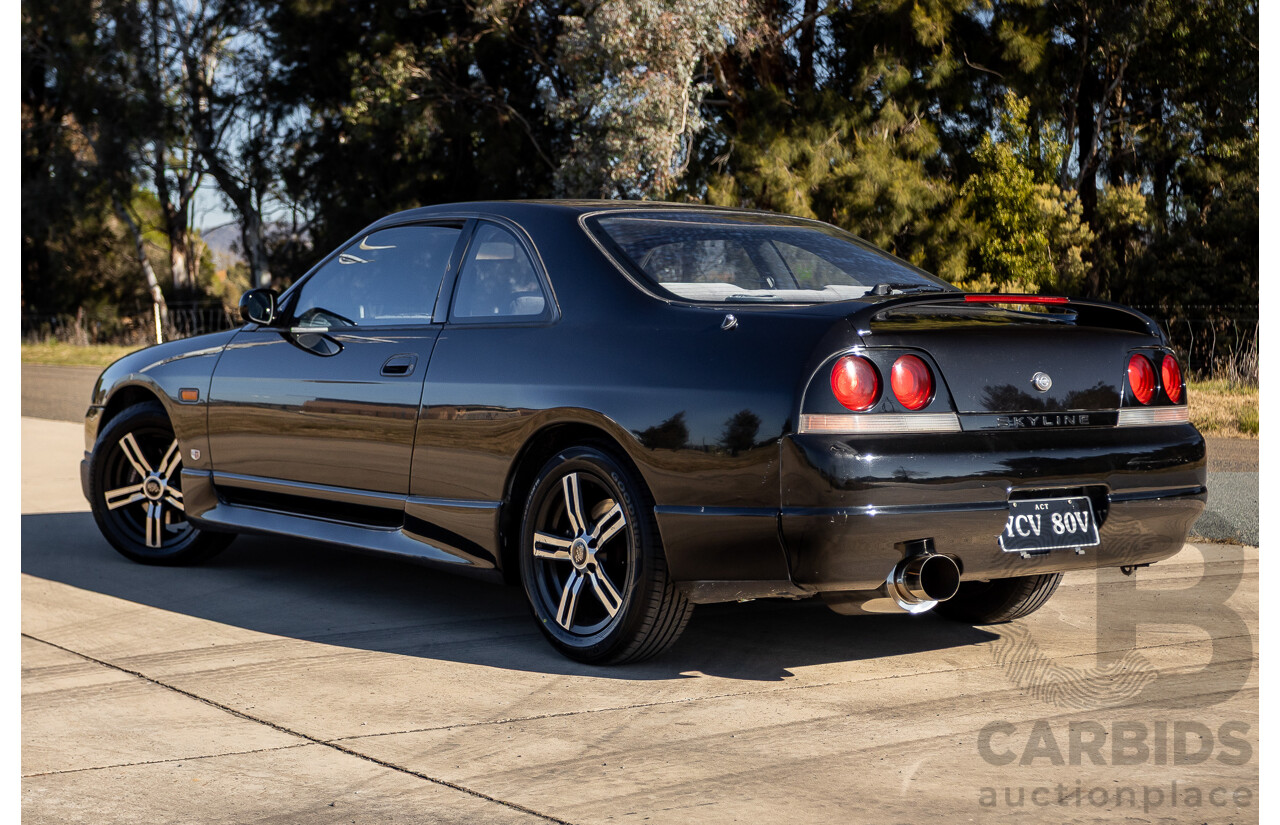 1993 - COMP 10/2002 Nissan Skyline R33 GTS25T ECR33 Series 1 2d Coupe KH3 Super Black Turbo 2.5L -  Import