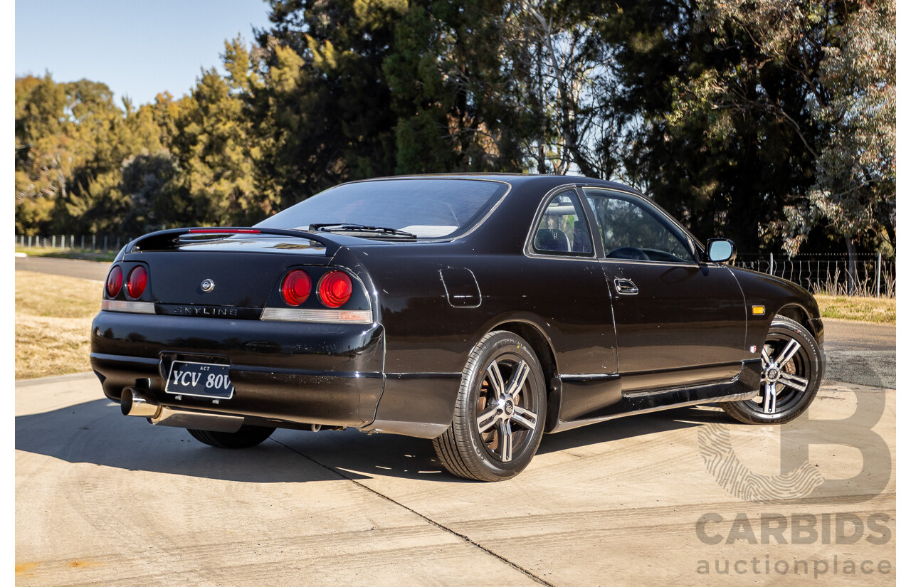 1993 - COMP 10/2002 Nissan Skyline R33 GTS25T ECR33 Series 1 2d Coupe KH3 Super Black Turbo 2.5L -  Import