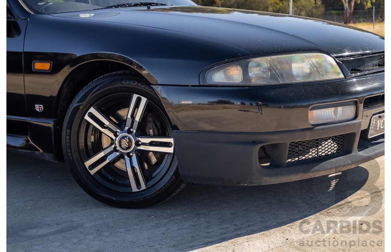 1993 - COMP 10/2002 Nissan Skyline R33 GTS25T ECR33 Series 1 2d Coupe KH3 Super Black Turbo 2.5L -  Import