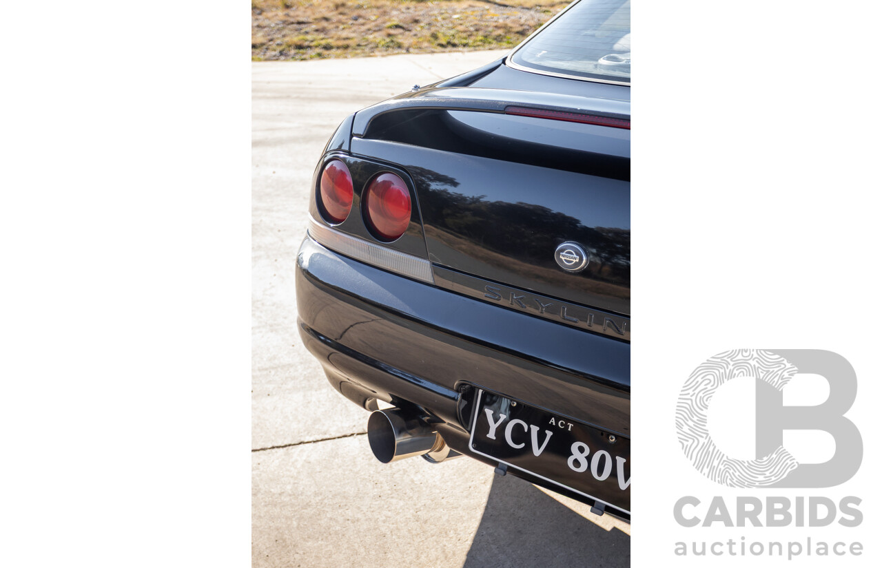 1993 - COMP 10/2002 Nissan Skyline R33 GTS25T ECR33 Series 1 2d Coupe KH3 Super Black Turbo 2.5L -  Import