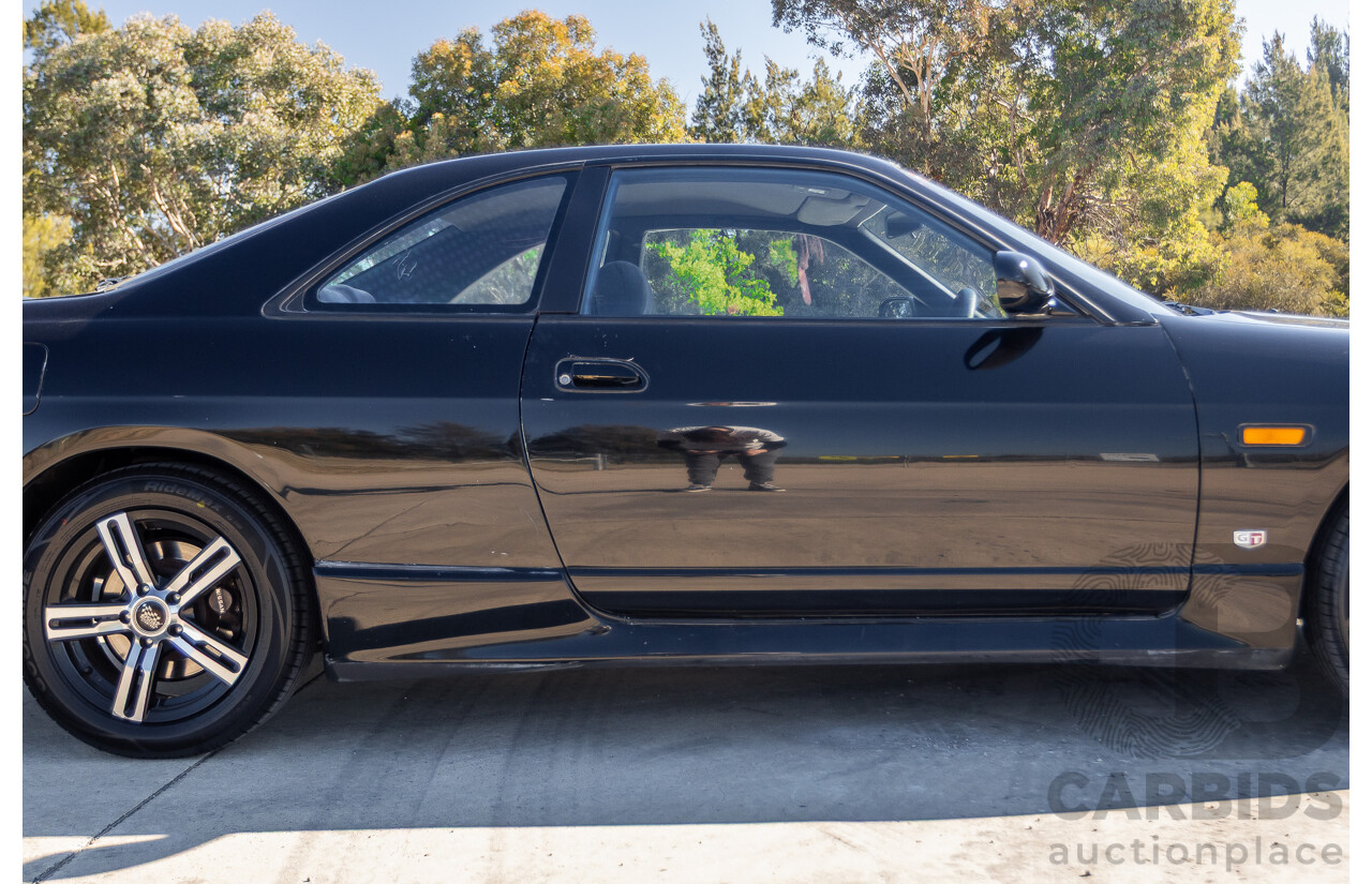 1993 - COMP 10/2002 Nissan Skyline R33 GTS25T ECR33 Series 1 2d Coupe KH3 Super Black Turbo 2.5L -  Import