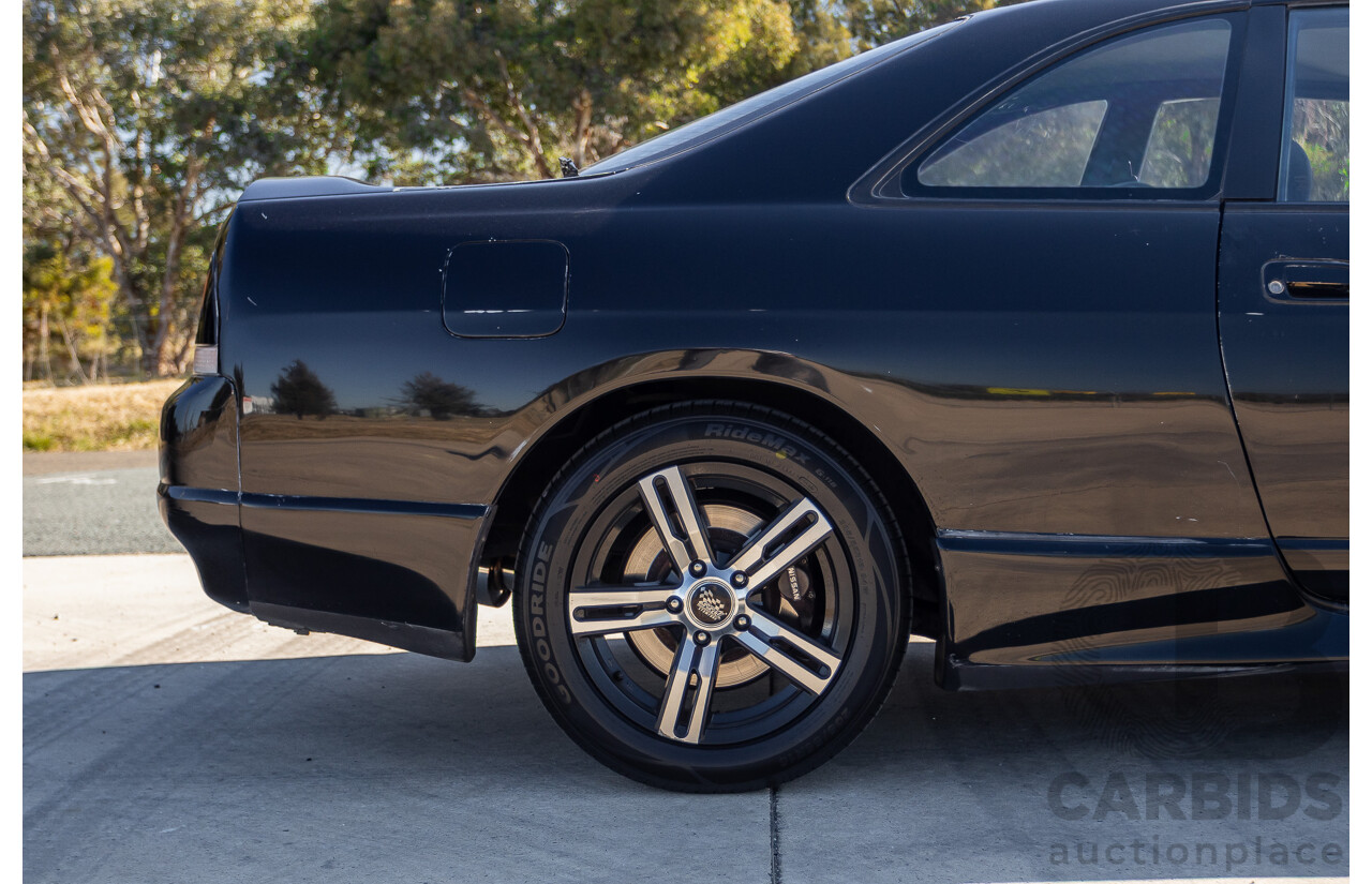 1993 - COMP 10/2002 Nissan Skyline R33 GTS25T ECR33 Series 1 2d Coupe KH3 Super Black Turbo 2.5L -  Import
