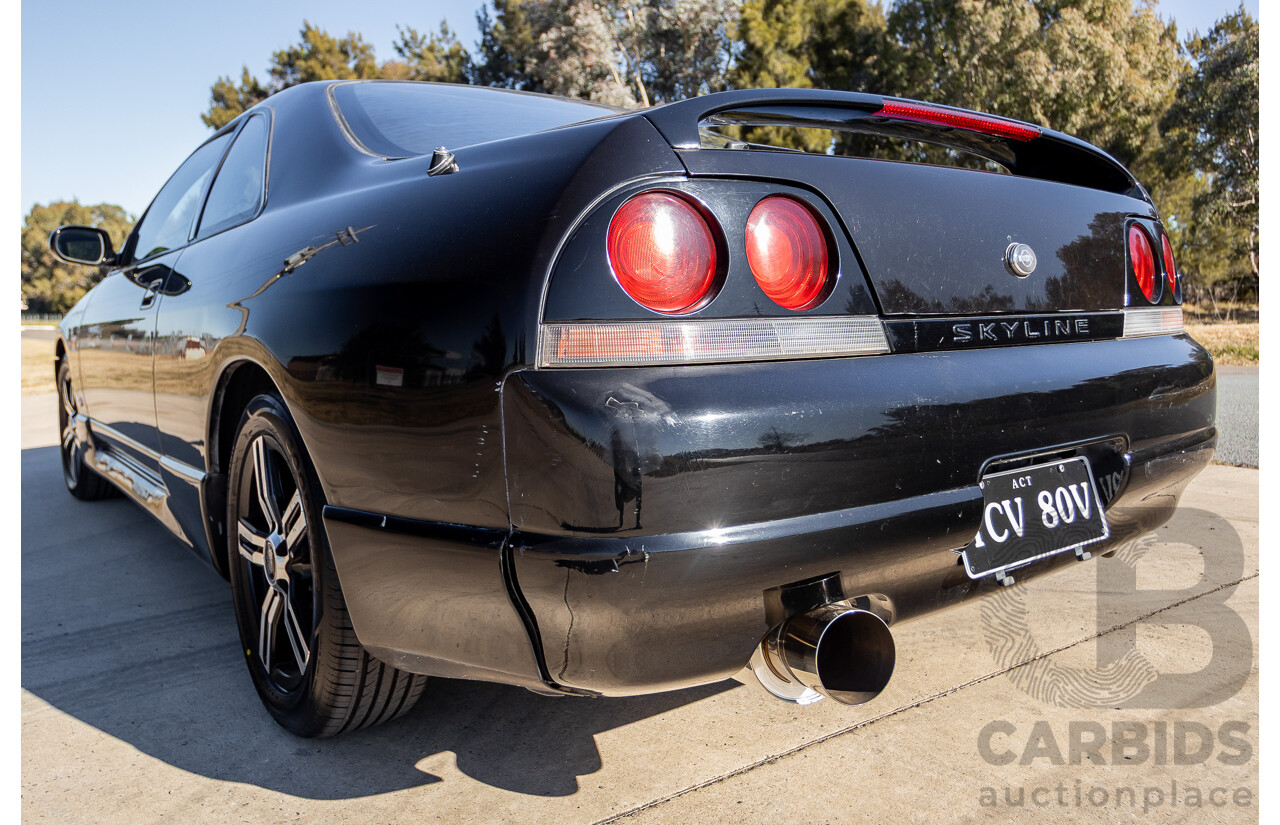 1993 - COMP 10/2002 Nissan Skyline R33 GTS25T ECR33 Series 1 2d Coupe KH3 Super Black Turbo 2.5L -  Import