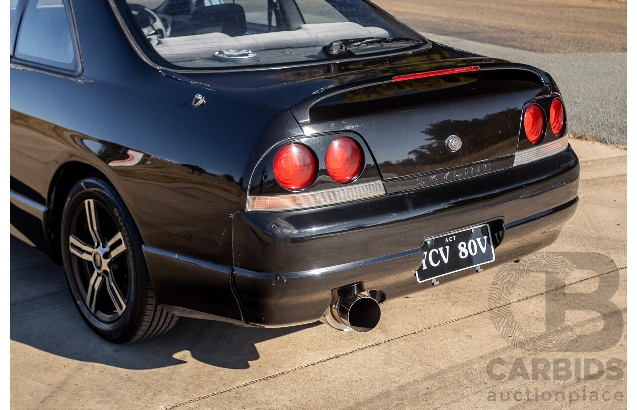 1993 - COMP 10/2002 Nissan Skyline R33 GTS25T ECR33 Series 1 2d Coupe KH3 Super Black Turbo 2.5L -  Import