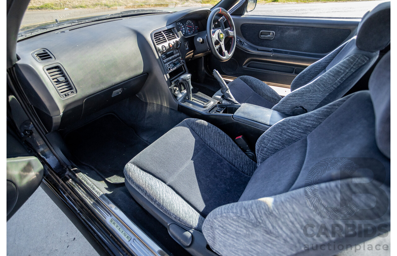 1993 - COMP 10/2002 Nissan Skyline R33 GTS25T ECR33 Series 1 2d Coupe KH3 Super Black Turbo 2.5L -  Import