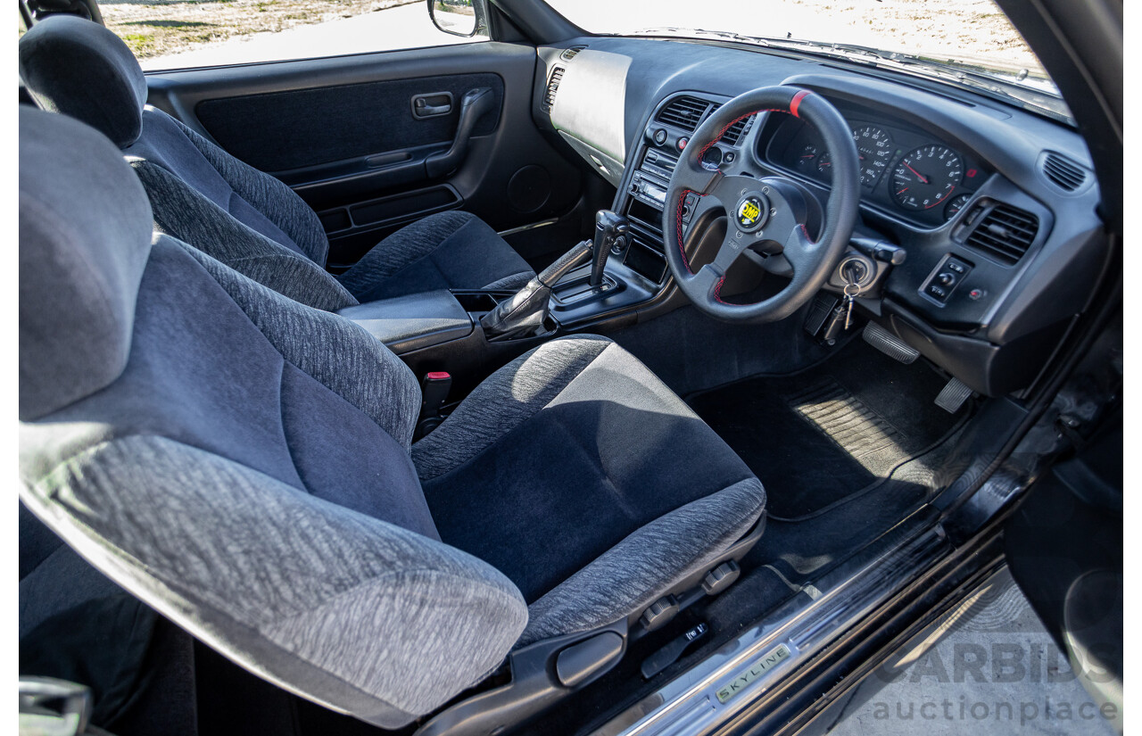 1993 - COMP 10/2002 Nissan Skyline R33 GTS25T ECR33 Series 1 2d Coupe KH3 Super Black Turbo 2.5L -  Import