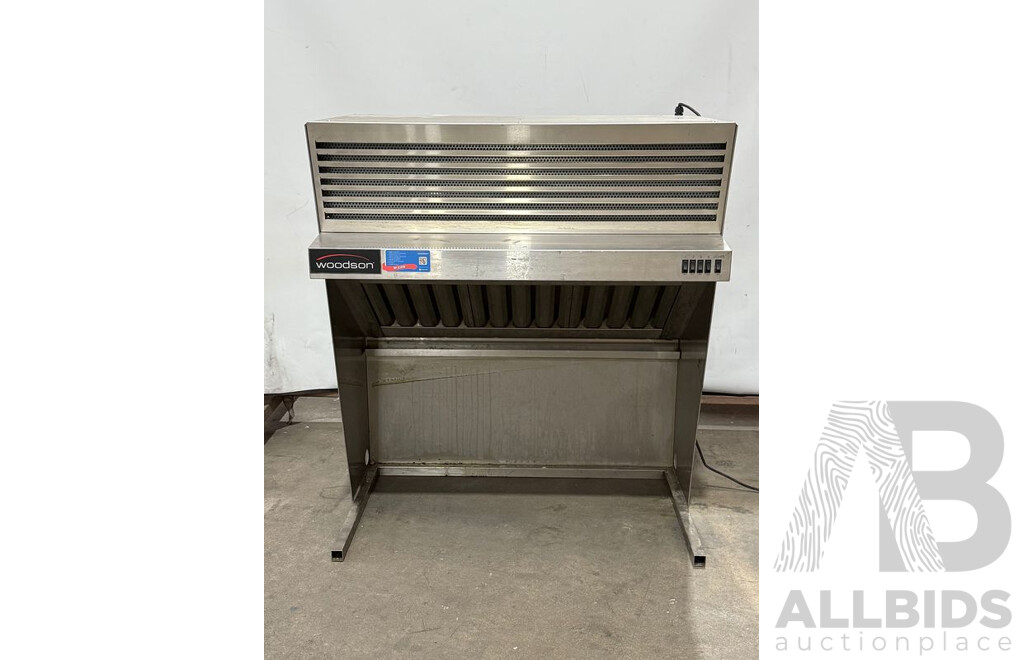 Woodson Countertop Ductless Filter Hood - 1000mm