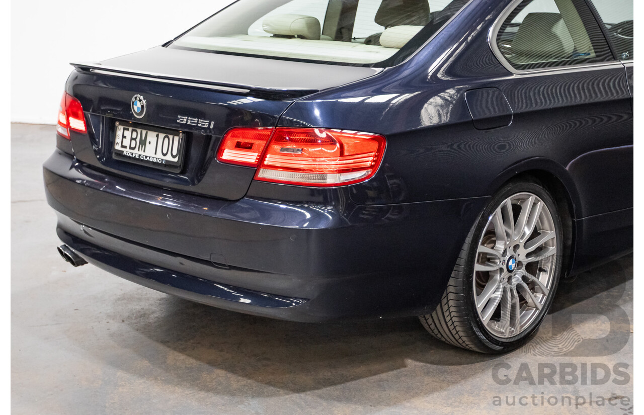 09/2006 BMW 325i RWD E92 2D Coupe Monaco Blue Metallic 2.5L