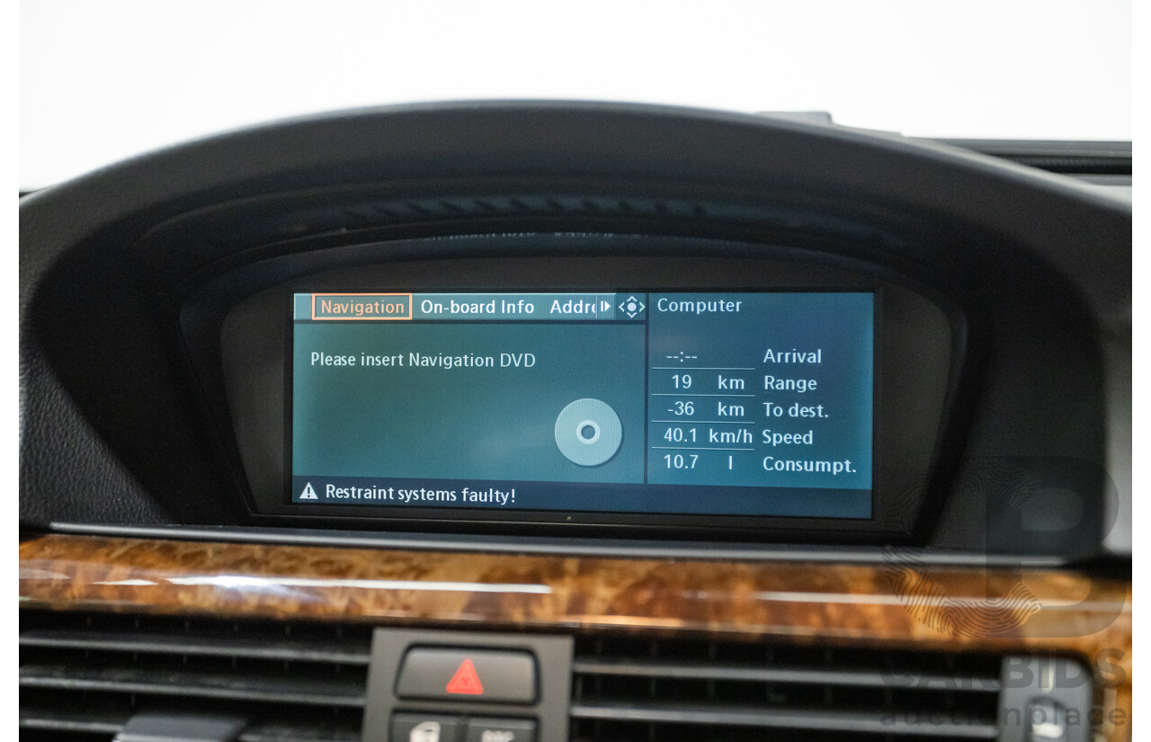09/2006 BMW 325i RWD E92 2D Coupe Monaco Blue Metallic 2.5L