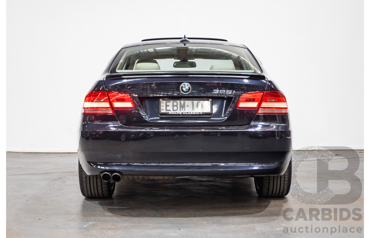 09/2006 BMW 325i RWD E92 2D Coupe Monaco Blue Metallic 2.5L