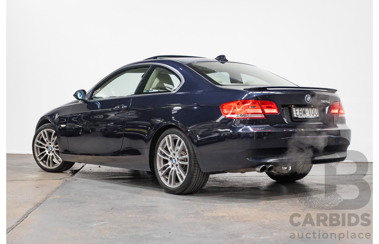 09/2006 BMW 325i RWD E92 2D Coupe Monaco Blue Metallic 2.5L