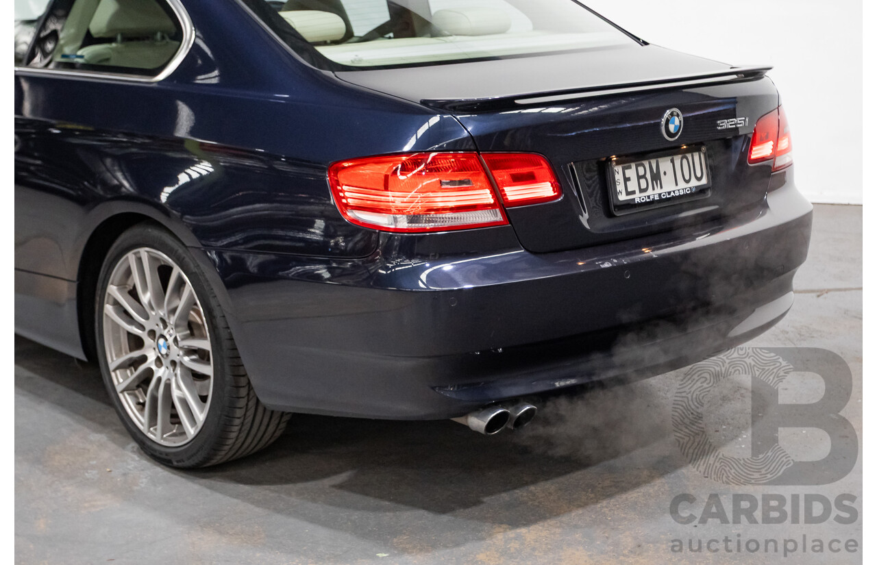 09/2006 BMW 325i RWD E92 2D Coupe Monaco Blue Metallic 2.5L