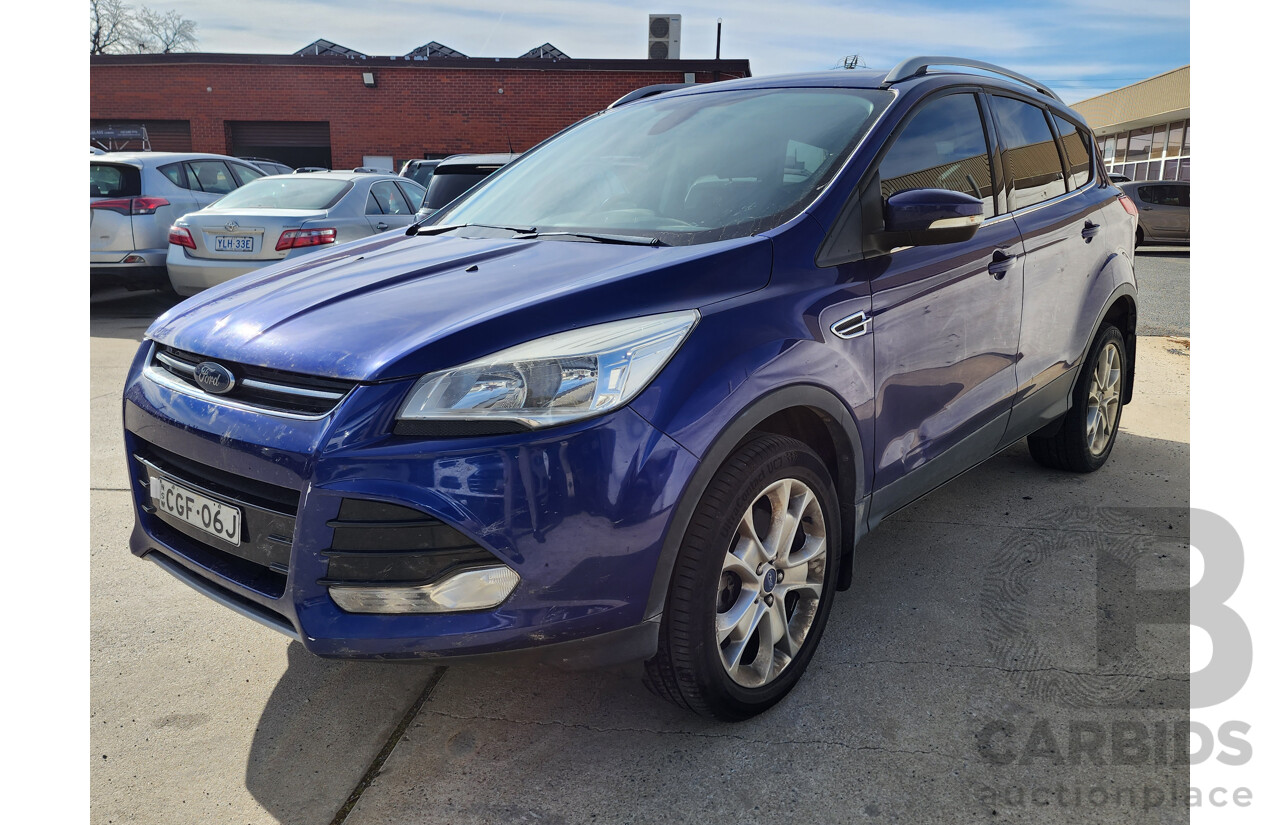 8/2015 Ford Kuga Trend (awd) TF 4d Wagon Blue 2.0L