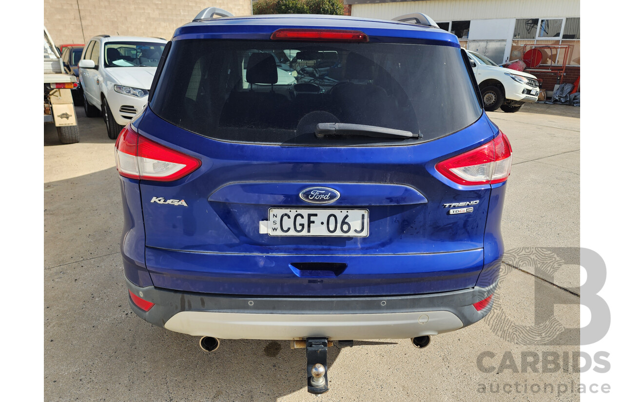 8/2015 Ford Kuga Trend (awd) TF 4d Wagon Blue 2.0L