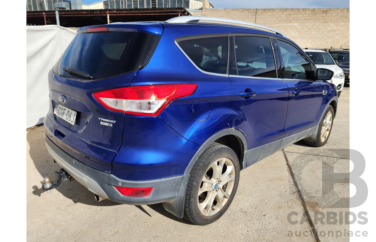 8/2015 Ford Kuga Trend (awd) TF 4d Wagon Blue 2.0L