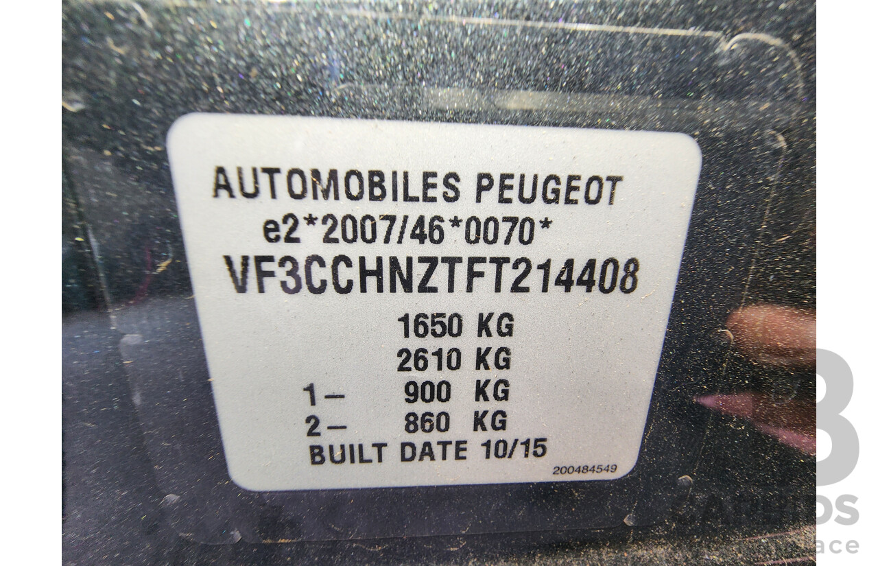 1/2016 Peugeot 208 Active MY16 5d Hatchback Grey 1.2L