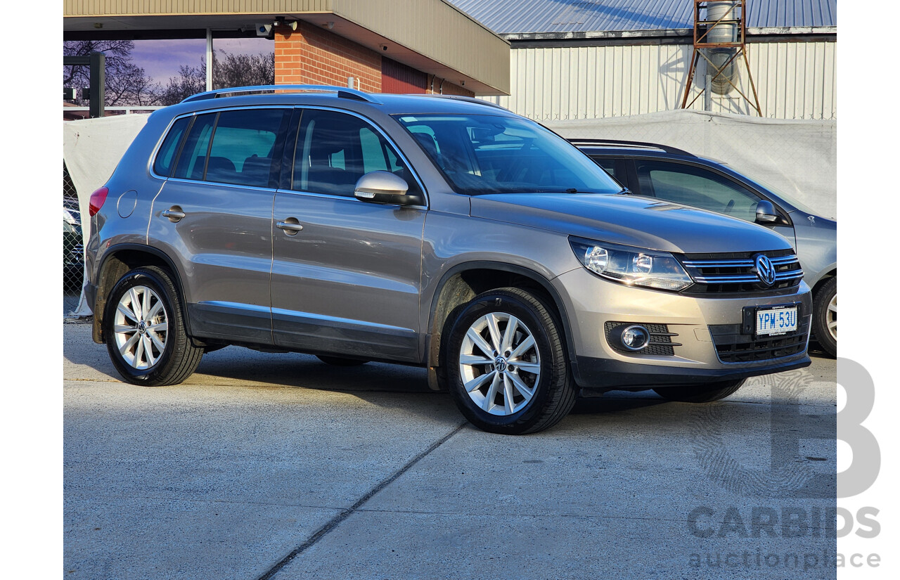 /2015 Volkswagen Tiguan 132 TSI (4x4) 5NC MY15 4d Wagon Beige 2.0L