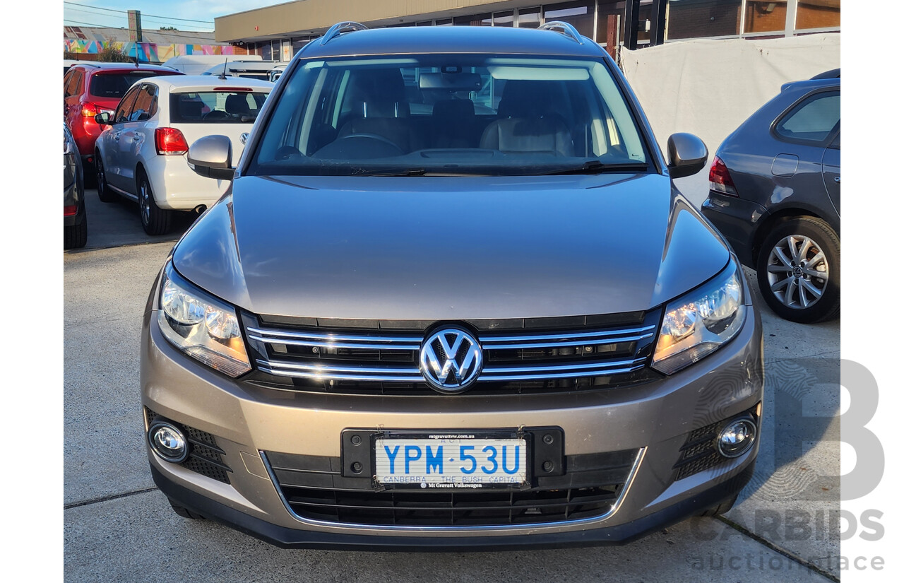 /2015 Volkswagen Tiguan 132 TSI (4x4) 5NC MY15 4d Wagon Beige 2.0L
