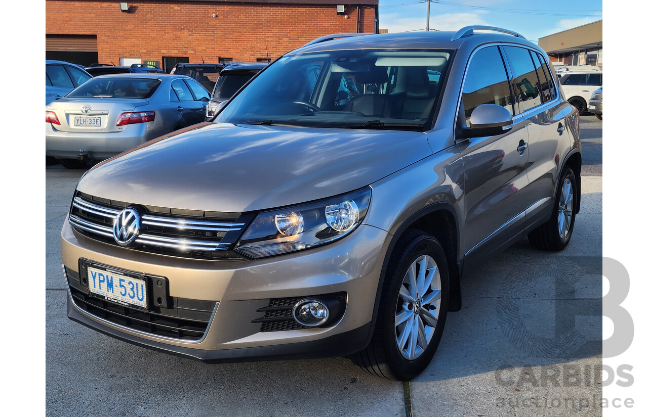 /2015 Volkswagen Tiguan 132 TSI (4x4) 5NC MY15 4d Wagon Beige 2.0L