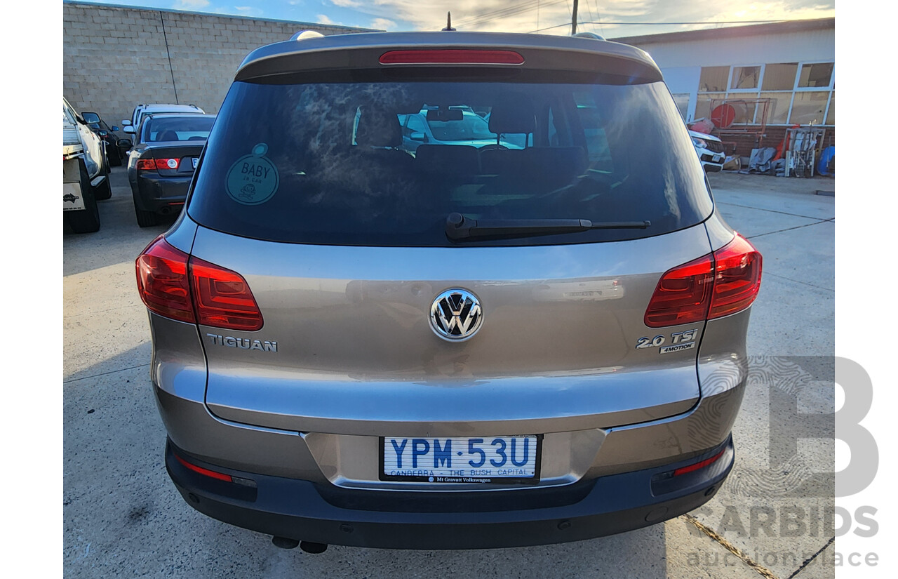 /2015 Volkswagen Tiguan 132 TSI (4x4) 5NC MY15 4d Wagon Beige 2.0L