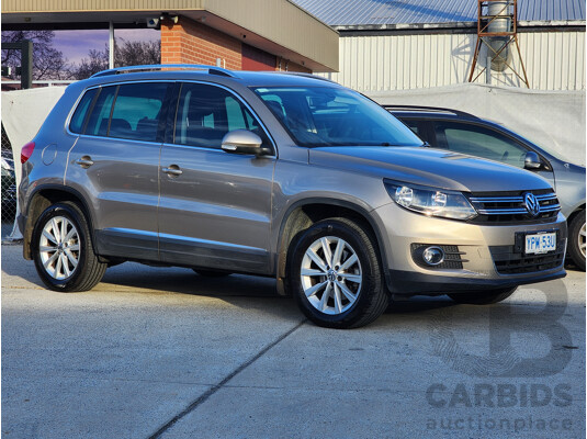 /2015 Volkswagen Tiguan 132 TSI (4x4) 5NC MY15 4d Wagon Beige 2.0L