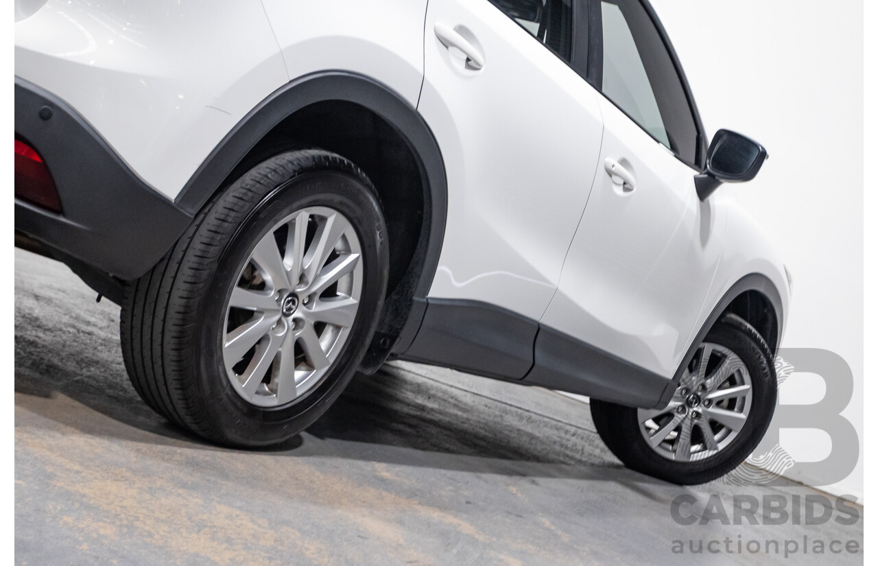 12/2016 Mazda CX-5 MAXX SPORT (AWD) MY17 4D Wagon White Turbo Diesel 2.2L