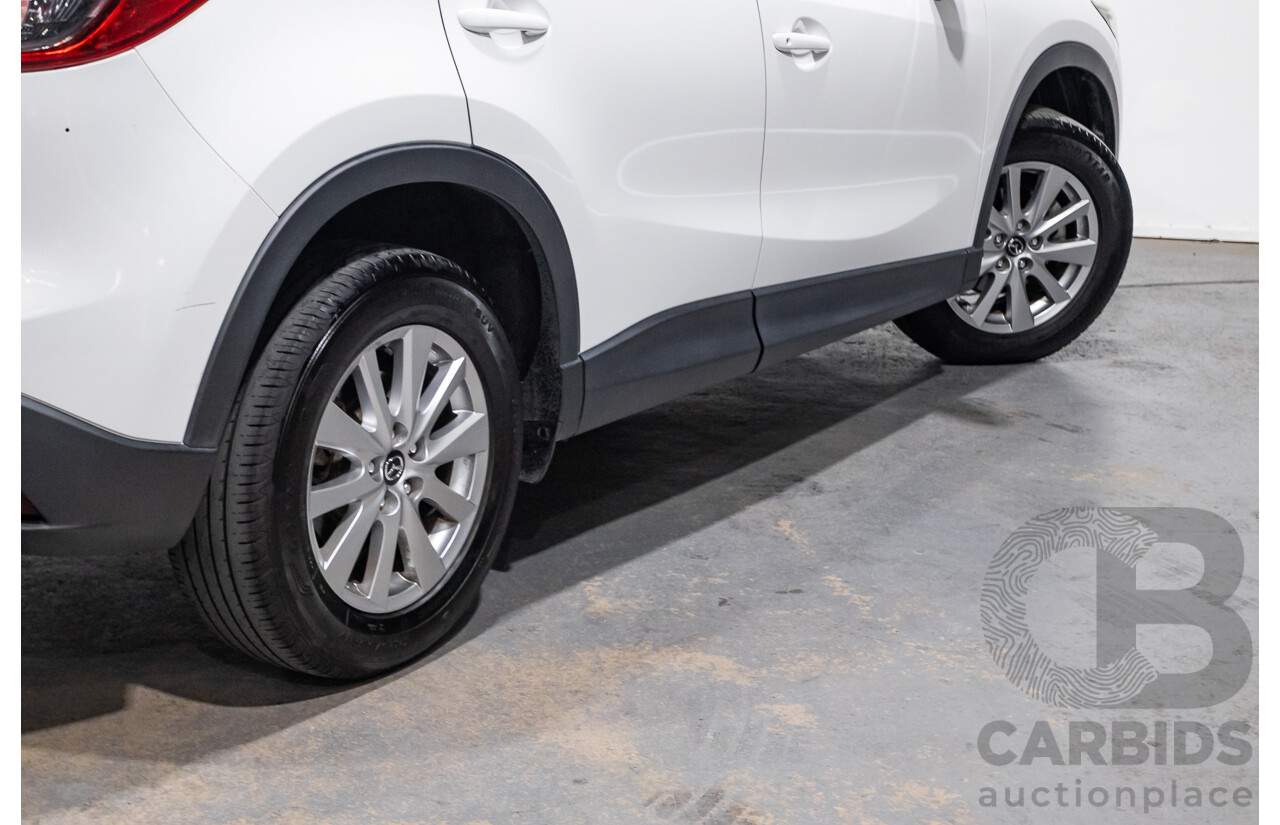 12/2016 Mazda CX-5 MAXX SPORT (AWD) MY17 4D Wagon White Turbo Diesel 2.2L
