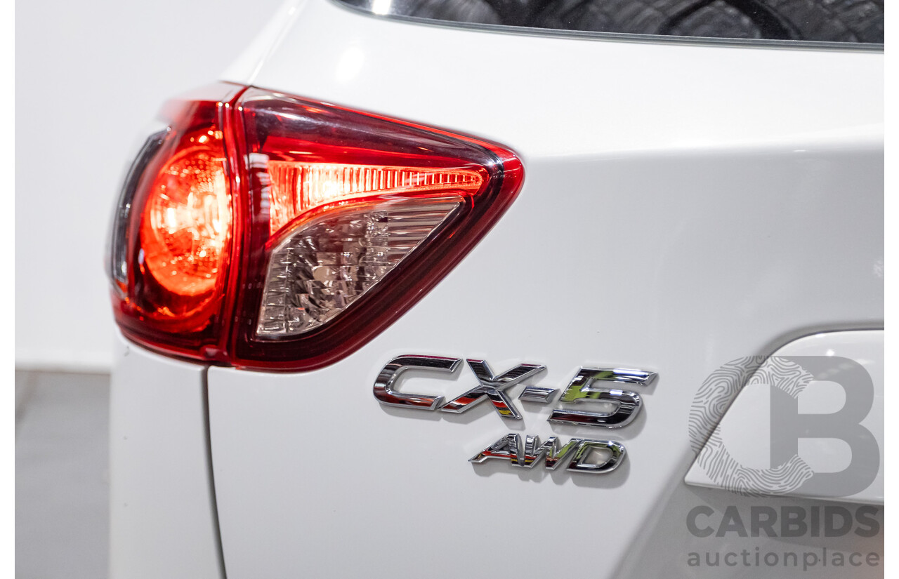 12/2016 Mazda CX-5 MAXX SPORT (AWD) MY17 4D Wagon White Turbo Diesel 2.2L