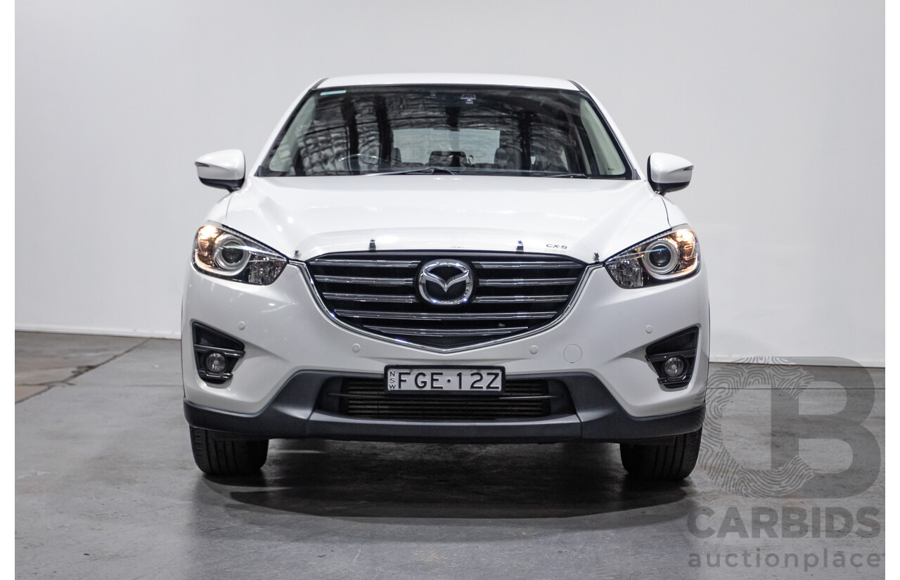 12/2016 Mazda CX-5 MAXX SPORT (AWD) MY17 4D Wagon White Turbo Diesel 2.2L