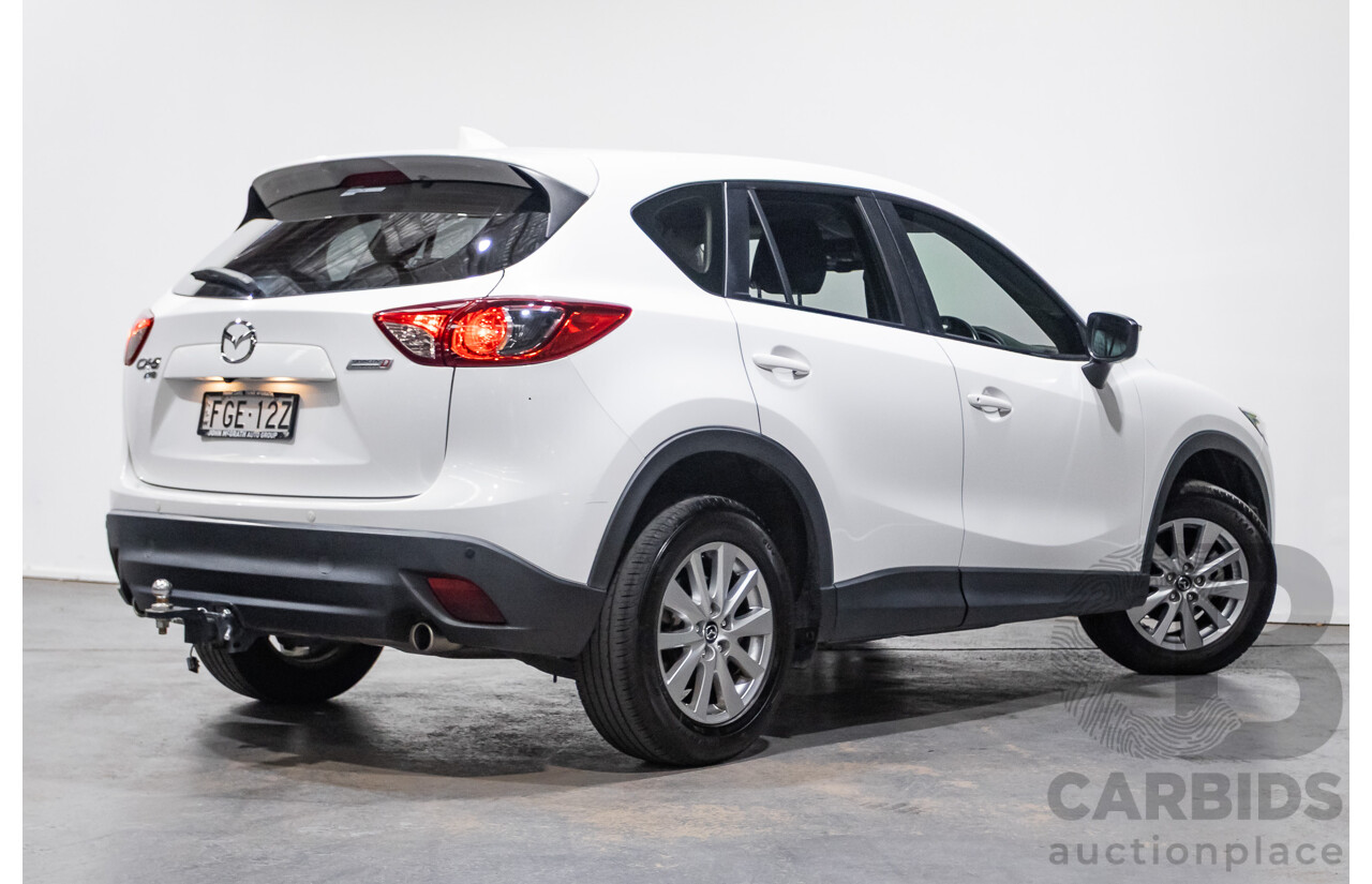 12/2016 Mazda CX-5 MAXX SPORT (AWD) MY17 4D Wagon White Turbo Diesel 2.2L