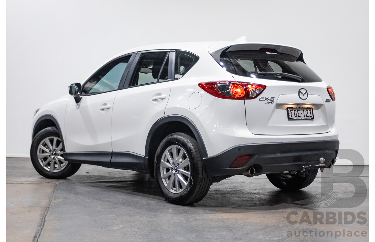 12/2016 Mazda CX-5 MAXX SPORT (AWD) MY17 4D Wagon White Turbo Diesel 2.2L
