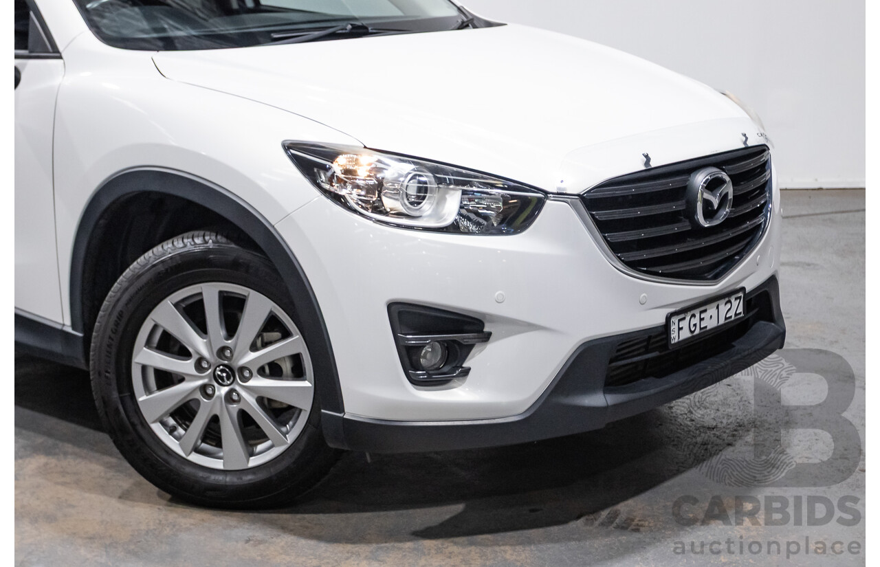 12/2016 Mazda CX-5 MAXX SPORT (AWD) MY17 4D Wagon White Turbo Diesel 2.2L