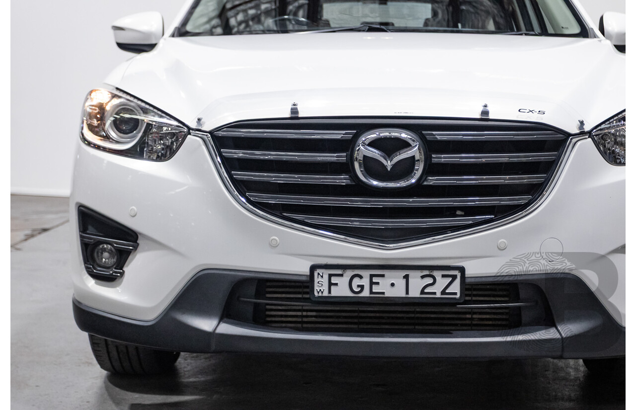12/2016 Mazda CX-5 MAXX SPORT (AWD) MY17 4D Wagon White Turbo Diesel 2.2L