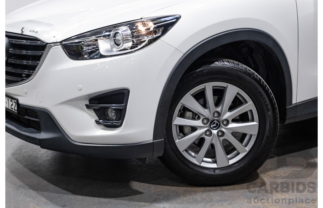 12/2016 Mazda CX-5 MAXX SPORT (AWD) MY17 4D Wagon White Turbo Diesel 2.2L