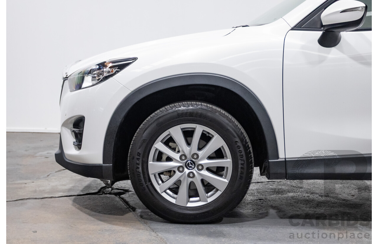 12/2016 Mazda CX-5 MAXX SPORT (AWD) MY17 4D Wagon White Turbo Diesel 2.2L