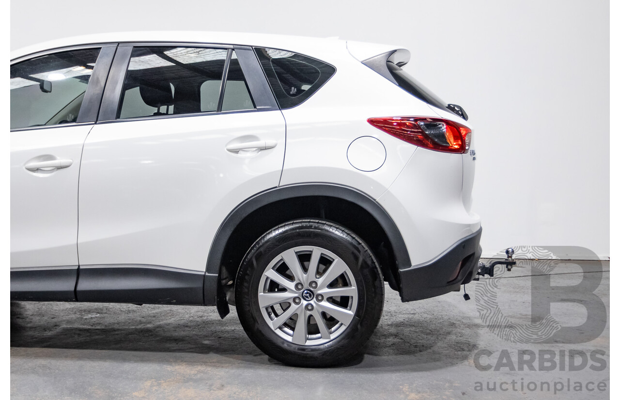 12/2016 Mazda CX-5 MAXX SPORT (AWD) MY17 4D Wagon White Turbo Diesel 2.2L