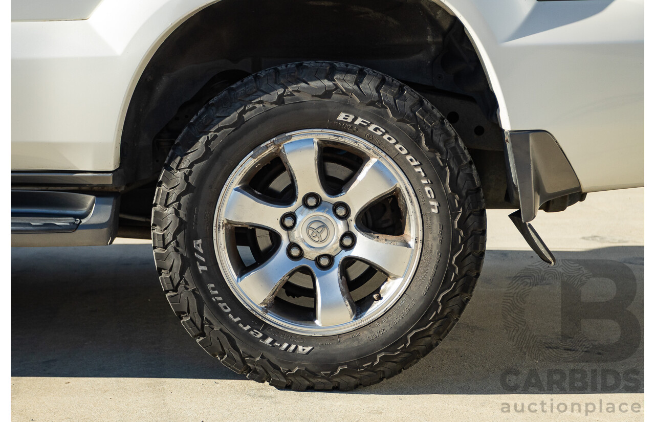 9/2007 Toyota Landcruiser Prado VX (4x4) KDJ120R MY07 4d Wagon White Pearl Turbo Diesel 3.0L - 7 Seats