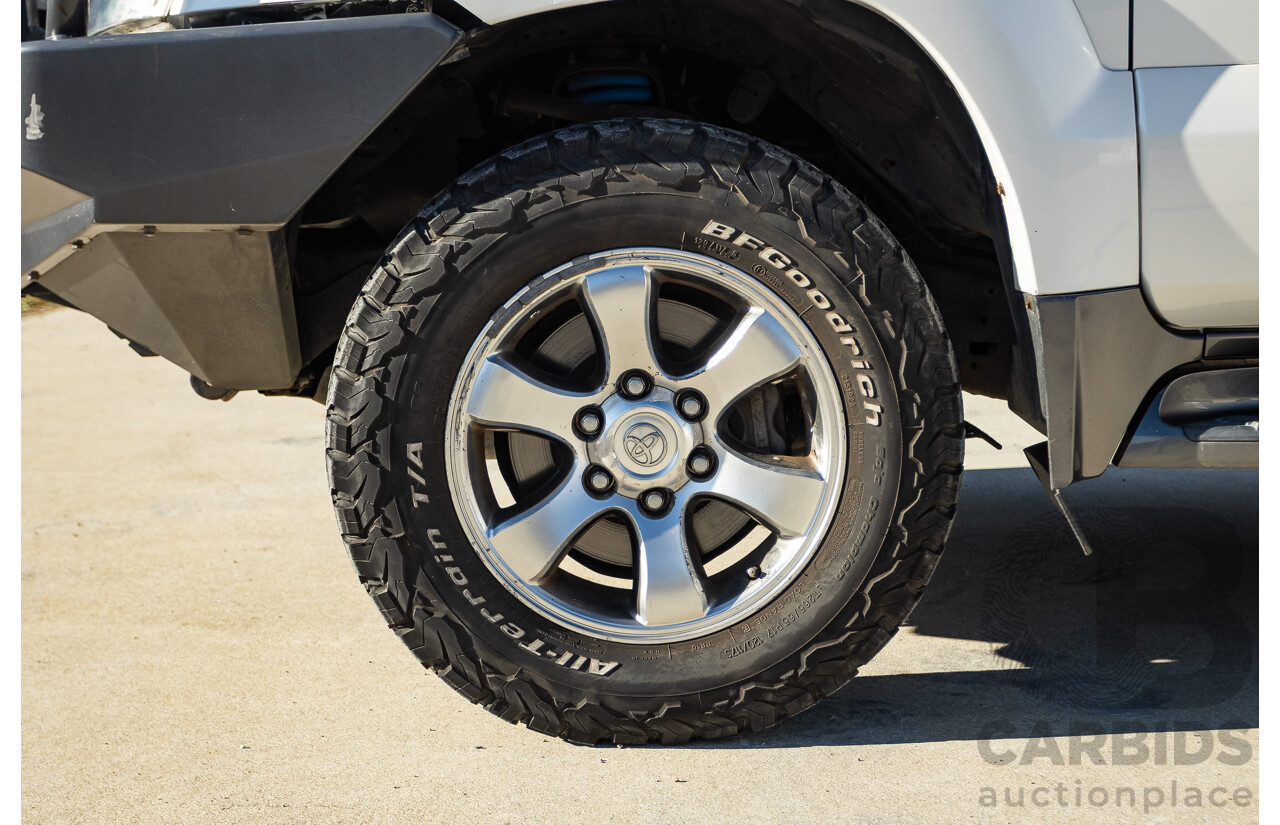 9/2007 Toyota Landcruiser Prado VX (4x4) KDJ120R MY07 4d Wagon White Pearl Turbo Diesel 3.0L - 7 Seats