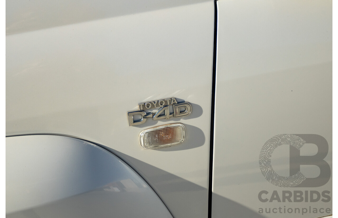 9/2007 Toyota Landcruiser Prado VX (4x4) KDJ120R MY07 4d Wagon White Pearl Turbo Diesel 3.0L - 7 Seats