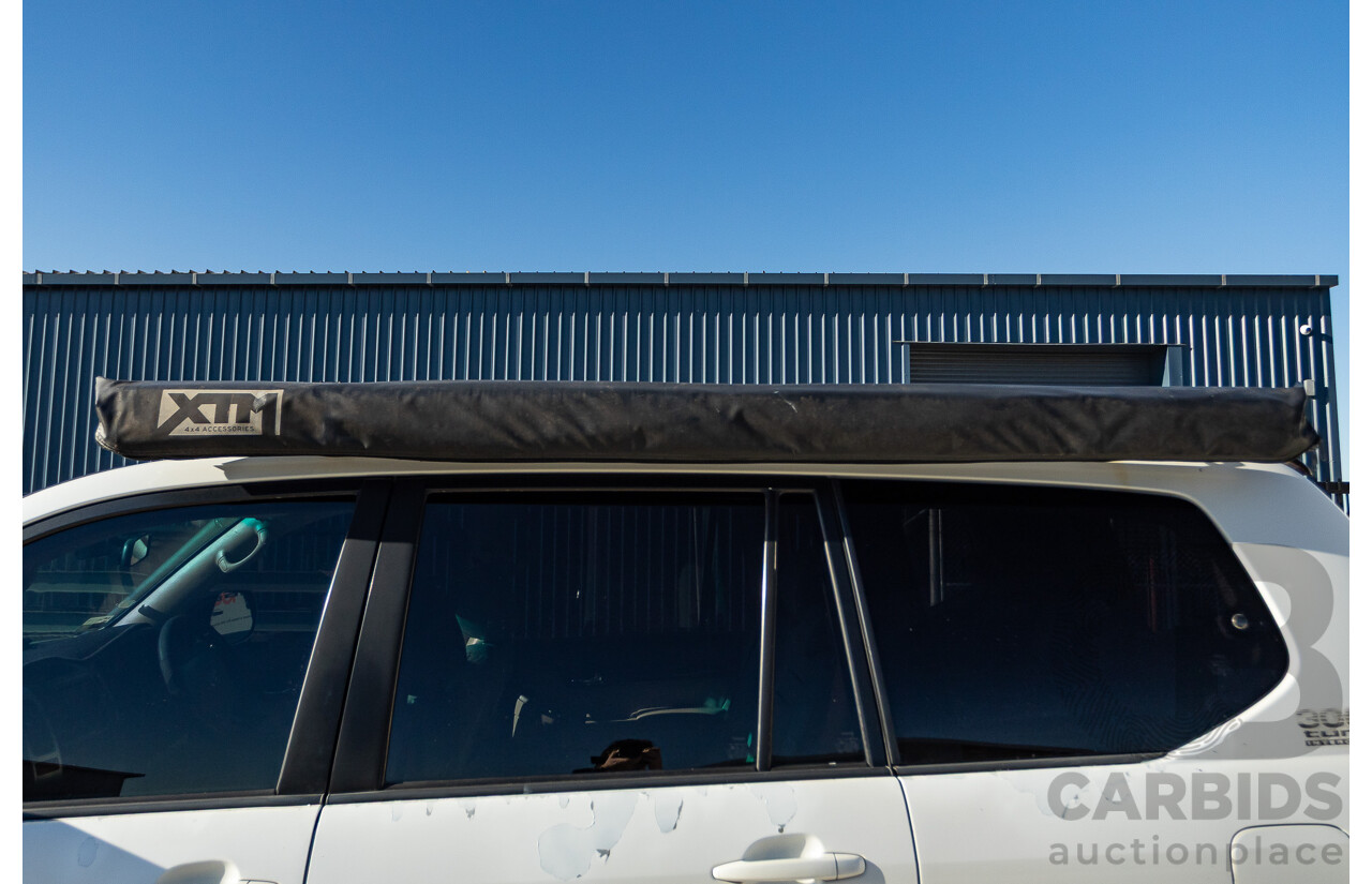 9/2007 Toyota Landcruiser Prado VX (4x4) KDJ120R MY07 4d Wagon White Pearl Turbo Diesel 3.0L - 7 Seats