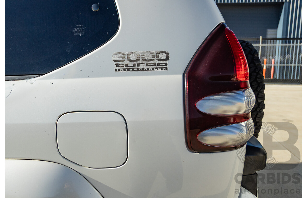 9/2007 Toyota Landcruiser Prado VX (4x4) KDJ120R MY07 4d Wagon White Pearl Turbo Diesel 3.0L - 7 Seats