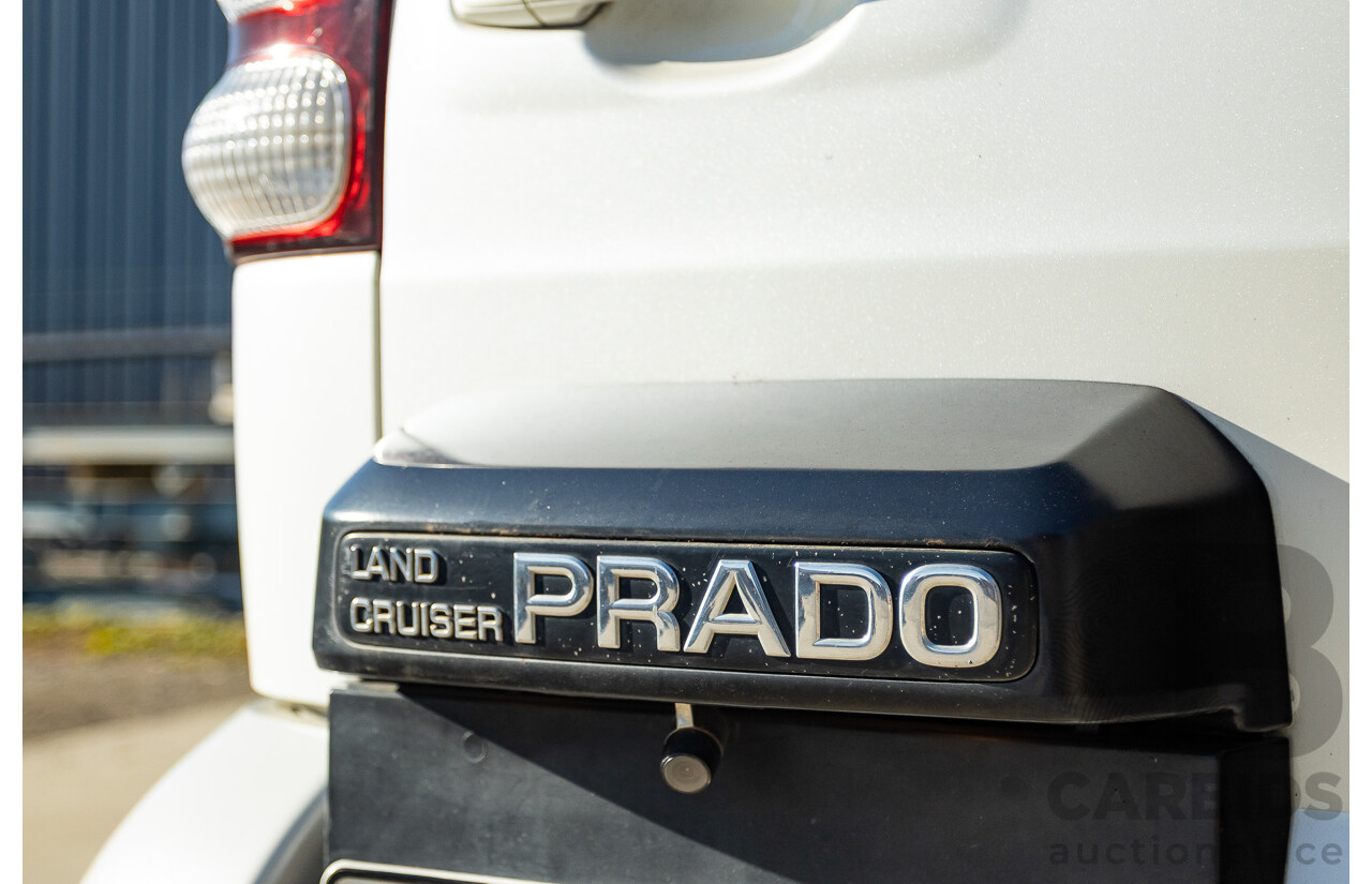 9/2007 Toyota Landcruiser Prado VX (4x4) KDJ120R MY07 4d Wagon White Pearl Turbo Diesel 3.0L - 7 Seats
